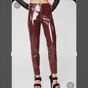 Vinyl pants